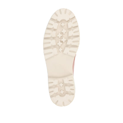 Journee KENLY VEGAN LEATHER LOAFER FLATS IN WIDE - Blush PU
