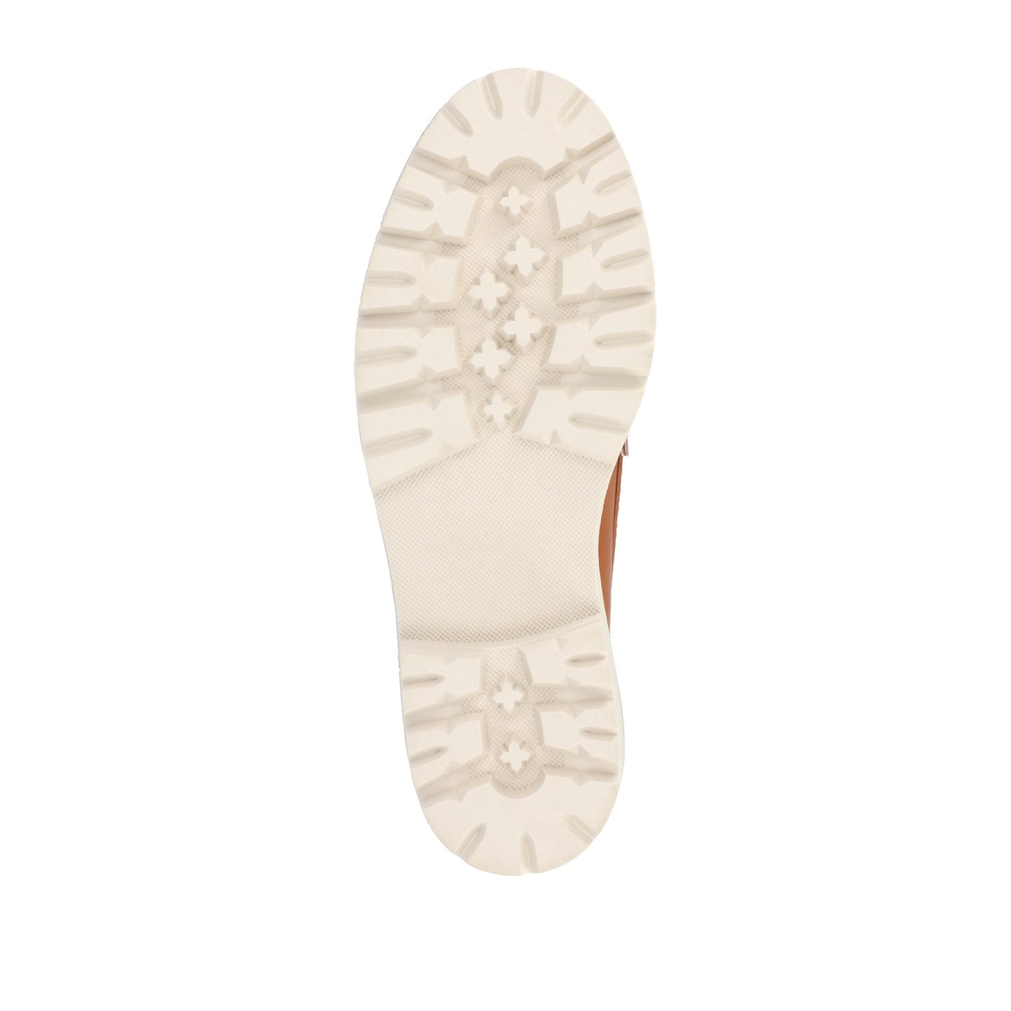 Journee KENLY VEGAN LEATHER LOAFER FLATS IN WIDE - Tan PU