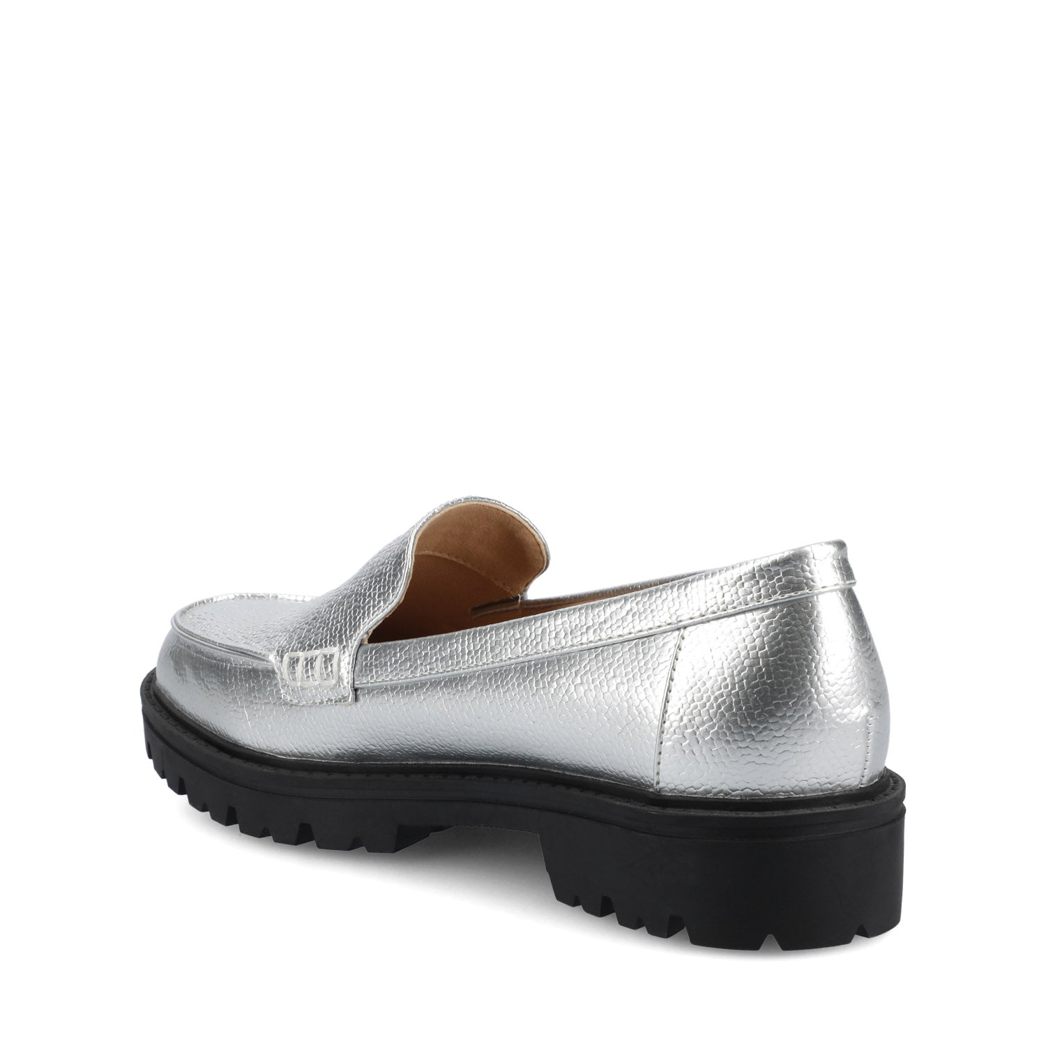 Journee ERIKA SLIP ON LOAFER - Silver