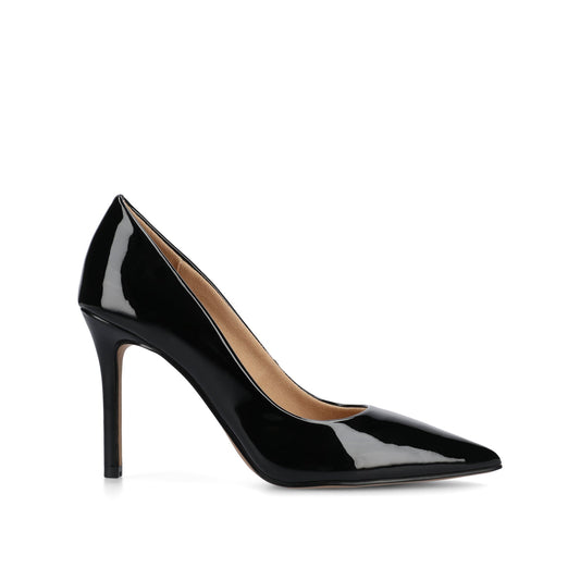 Journee VENUS STILETTO DRESS PUMPS - Patent Black
