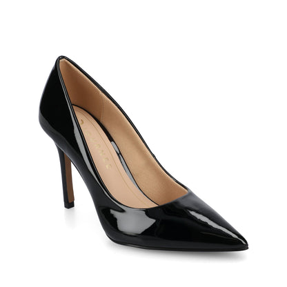 Journee VENUS STILETTO DRESS PUMPS - Patent Black