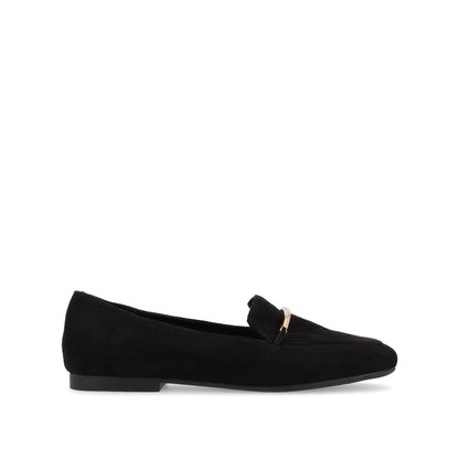 Black Faux Suede,6W,Wide