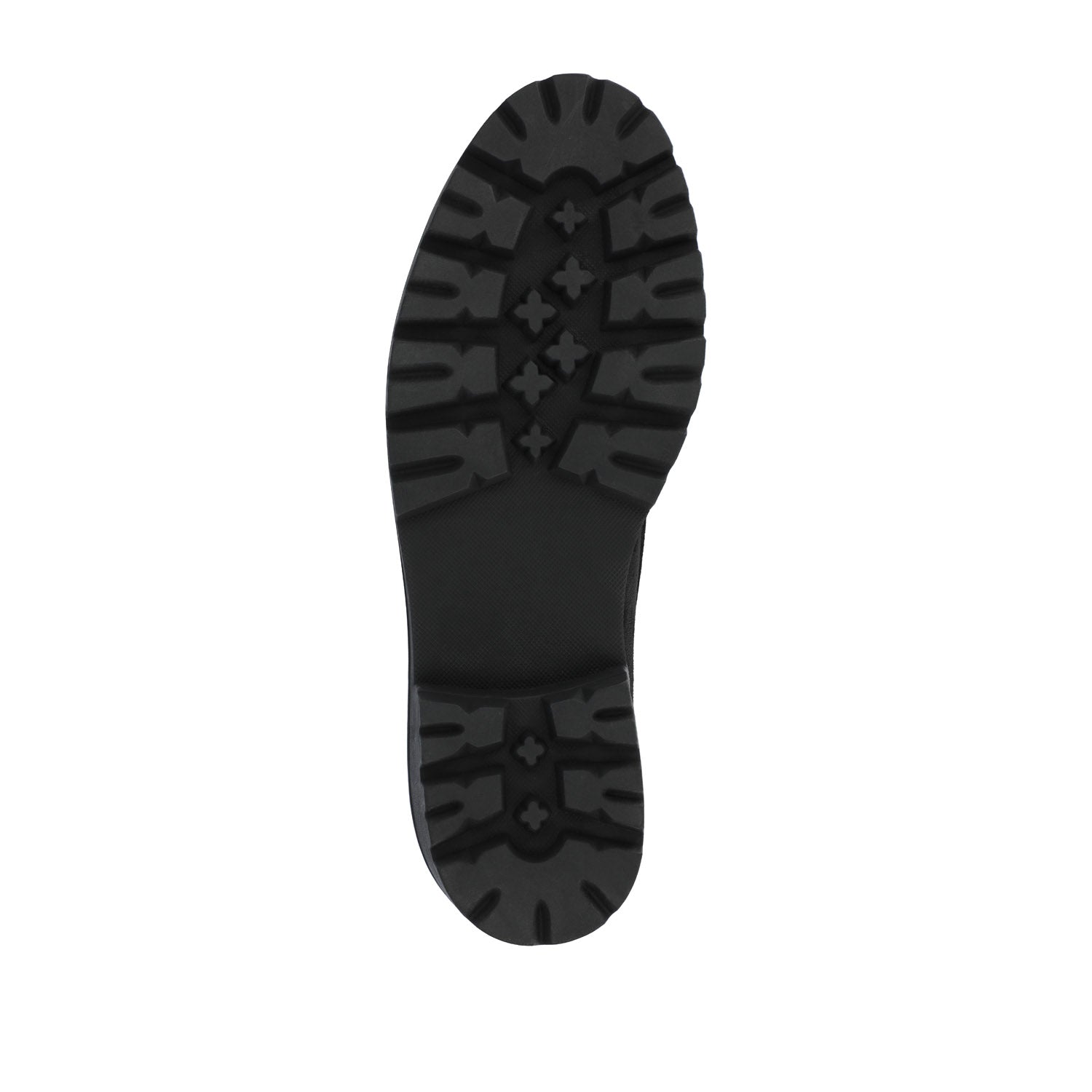 Journee ERIKA LOAFER FLATS IN FAUX SUEDE - Black Faux Suede