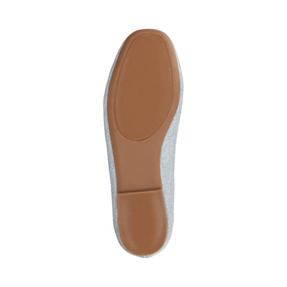 Journee WRENN VEGAN LEATHER LOAFER FLATS IN WIDE - Denim