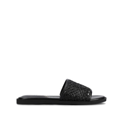 Black Open Raffia,6,Regular