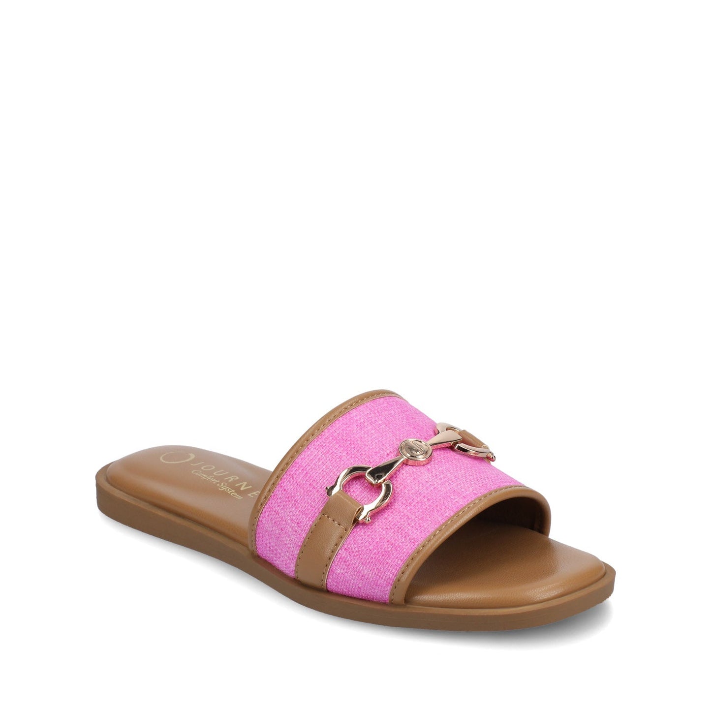 Journee PRIYA SLIP ON SANDALS - Hot Pink