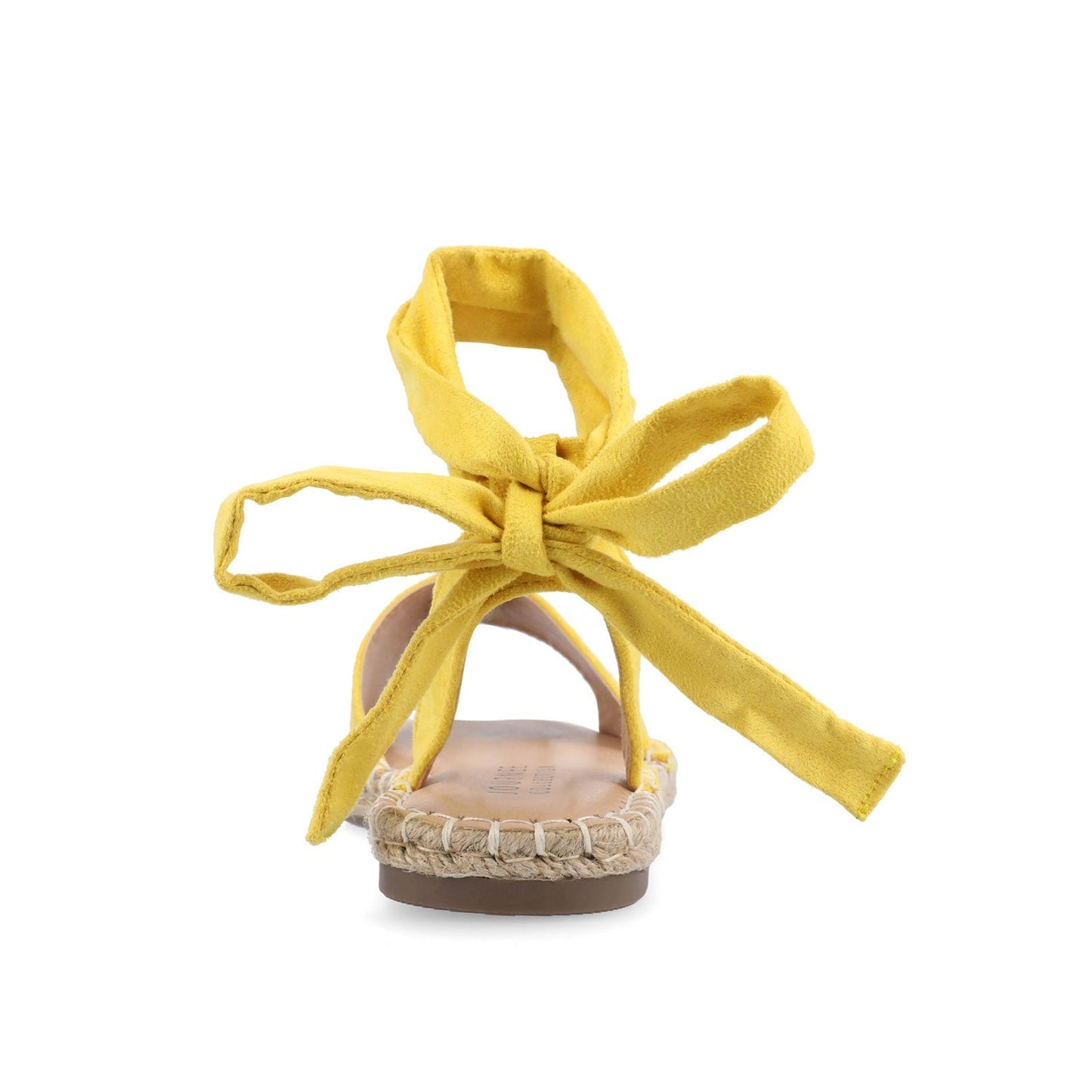 Journee EMELIE MULTI STRAP ESPADRILLE SANDALS - Yellow2 Faux