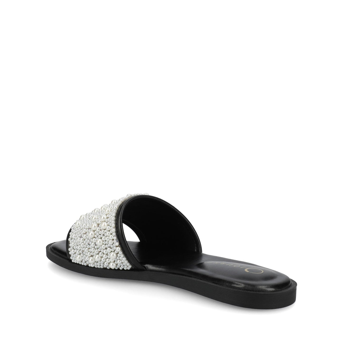 Journee PRECLY EVENING FLAT SANDALS - Black