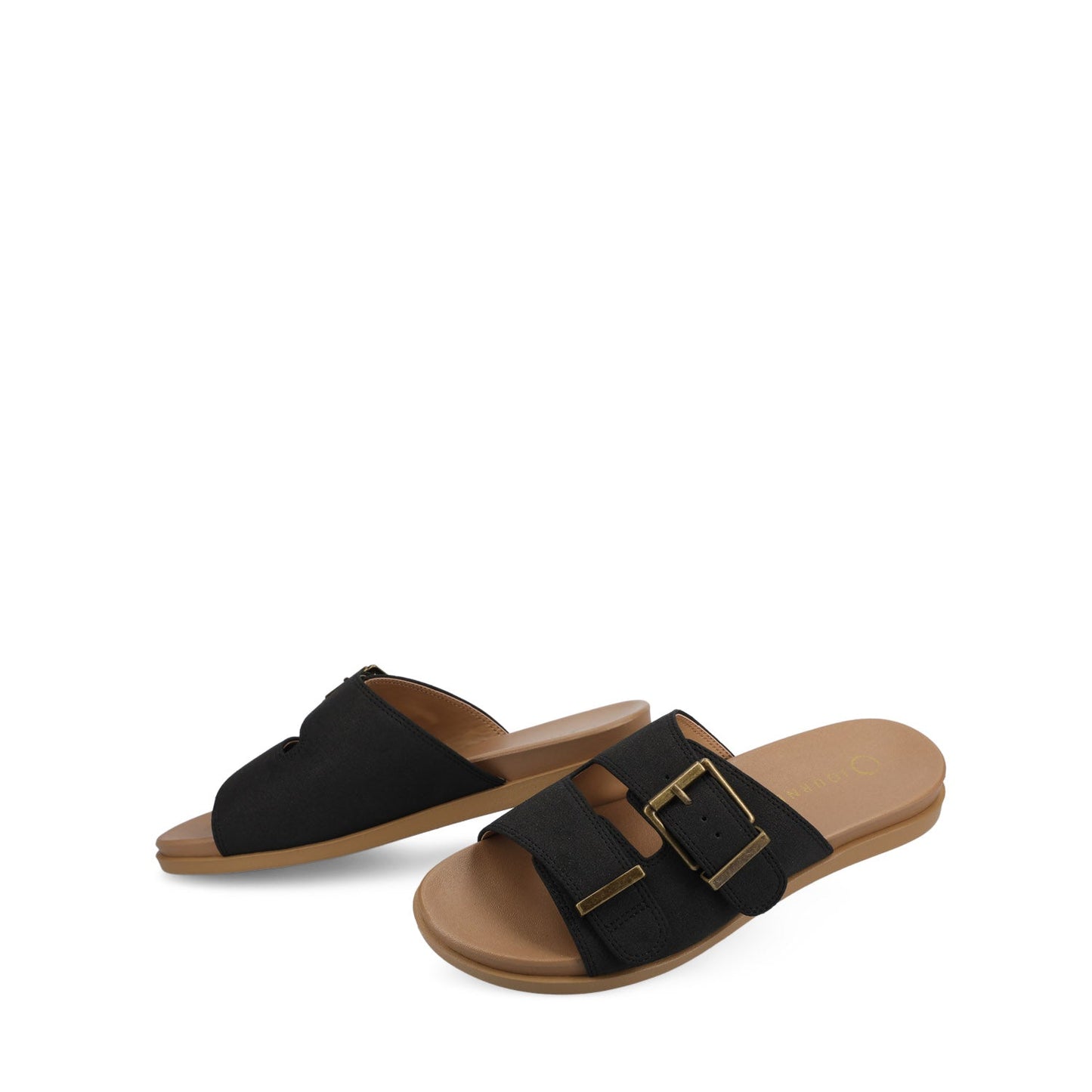 Journee COSETTE FLAT SANDALS - Black