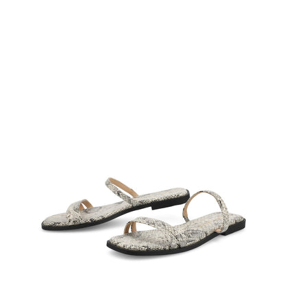 Journee BRISA SLIDE SANDALS IN VEGAN LEATHER - Snake