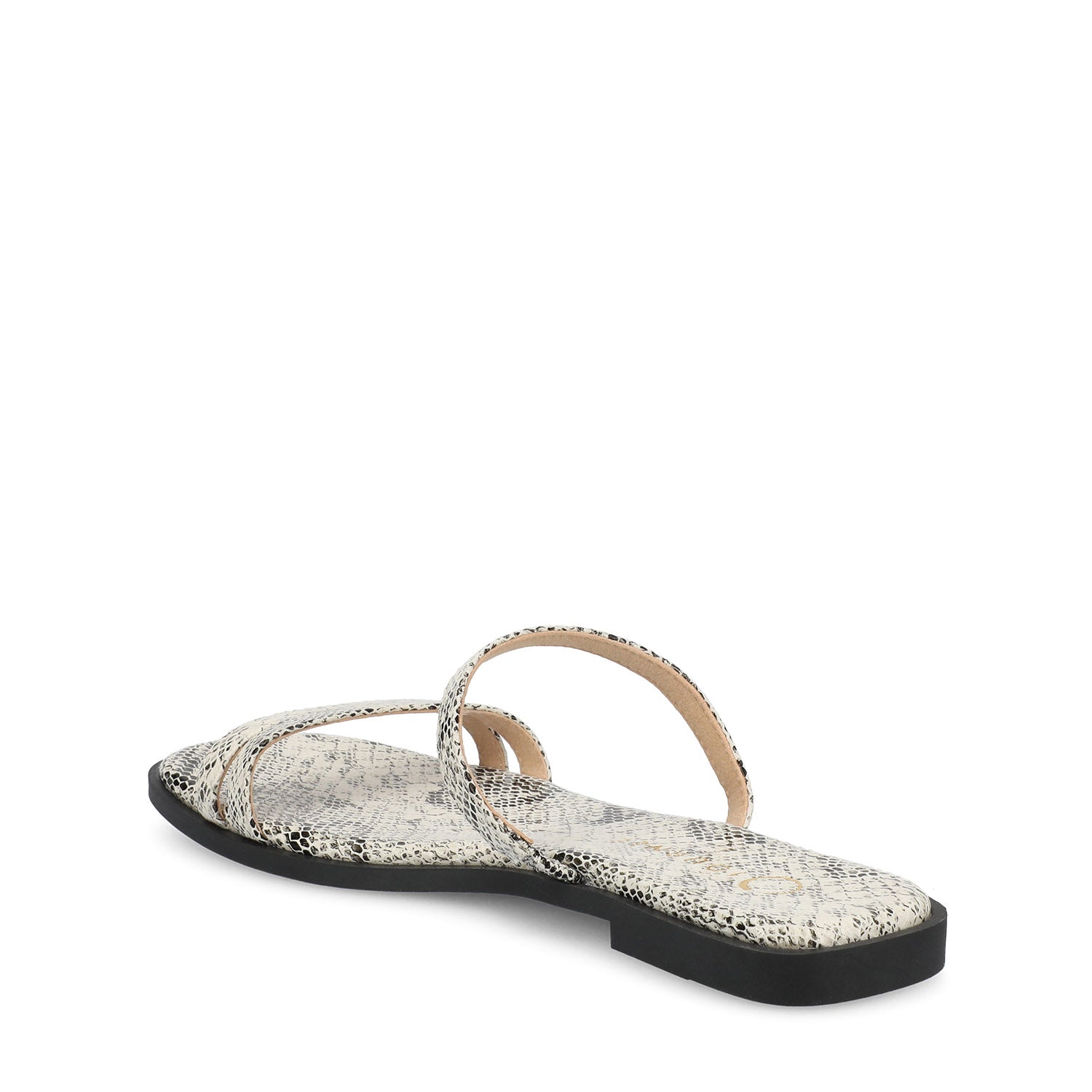 Journee BRISA SLIDE SANDALS IN VEGAN LEATHER - Snake