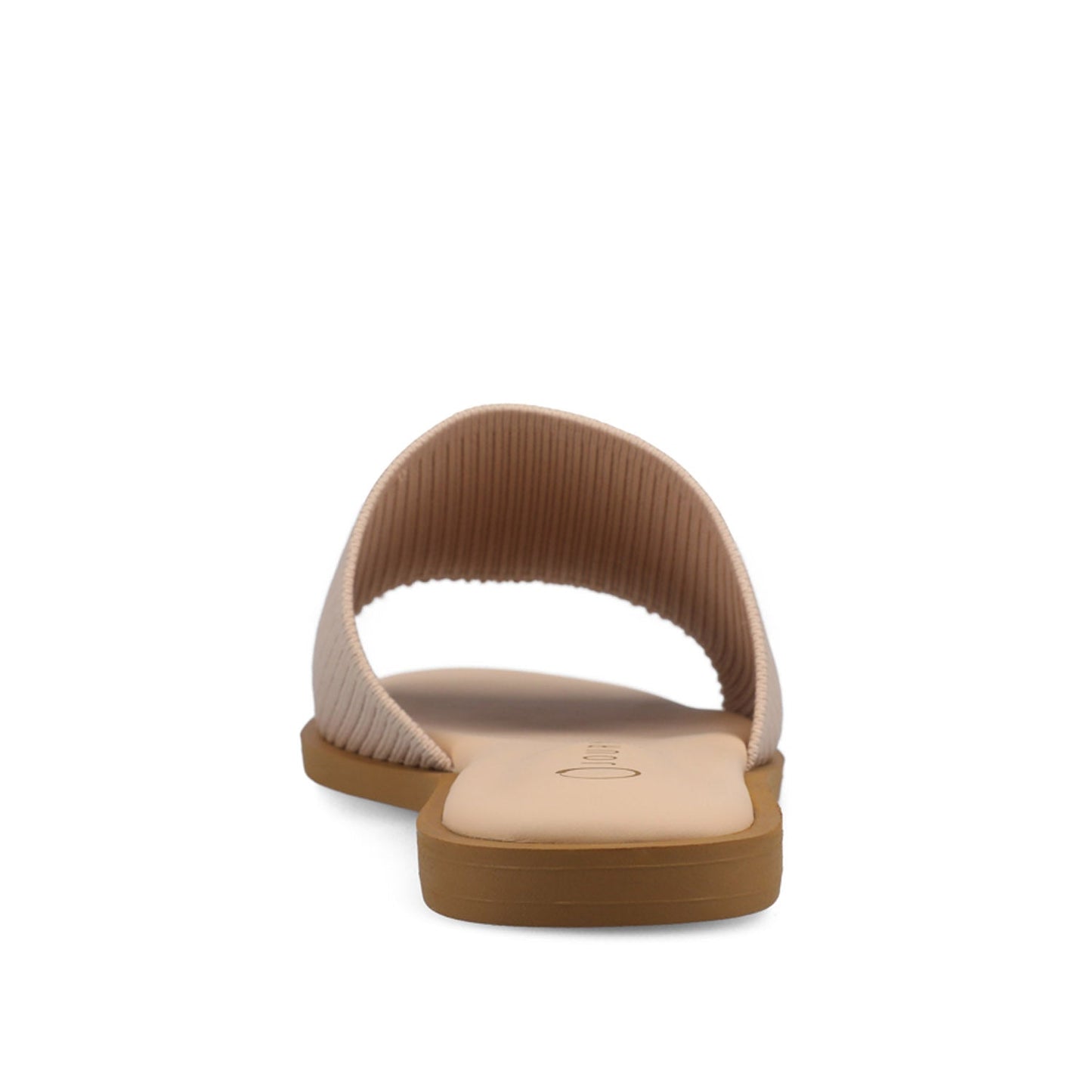 Journee PRISILLA SLIDE SANDALS IN STATEMENT - Blush