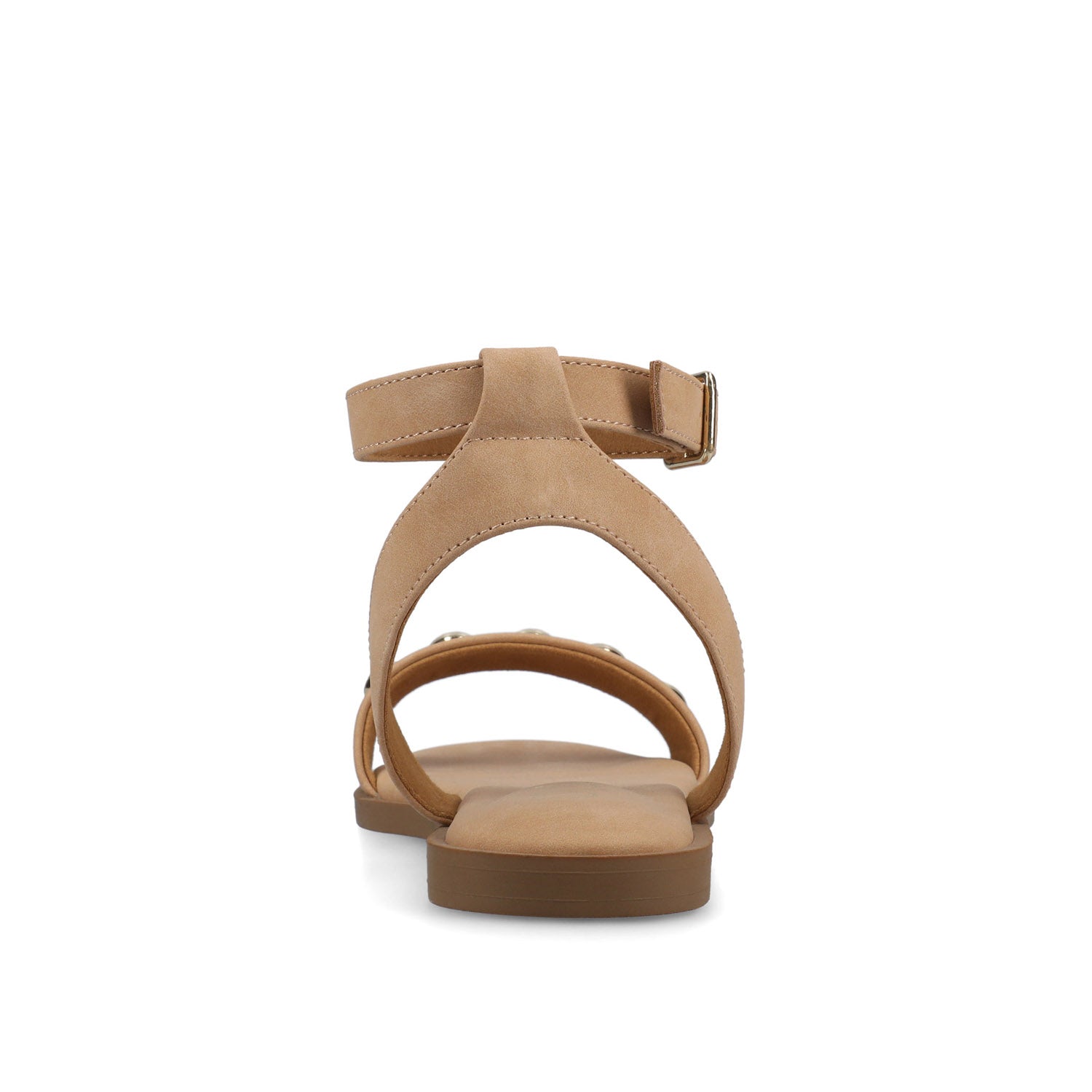 Journee PRIMROSE ANKLE STRAP SANDALS - Tan Nubuck