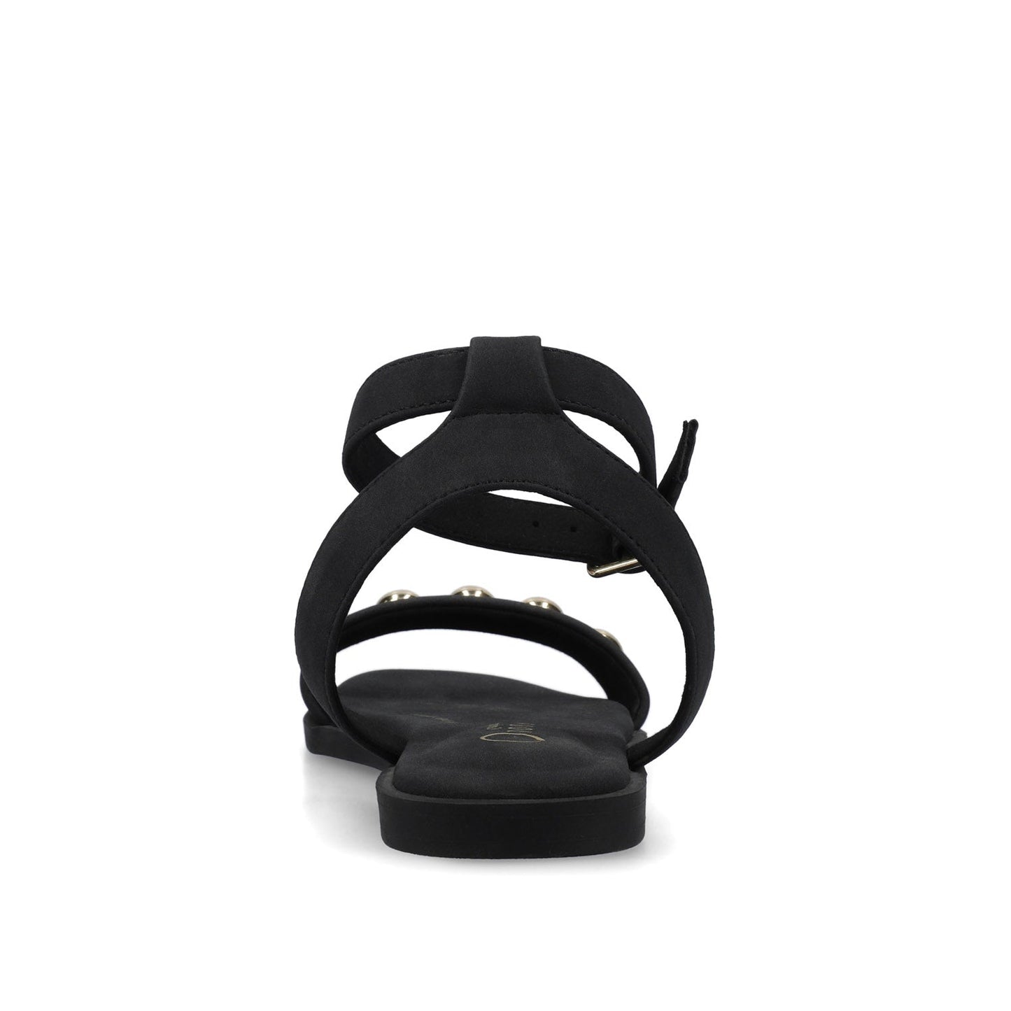 Journee PRIMROSE ANKLE STRAP SANDALS - Black Nubuck