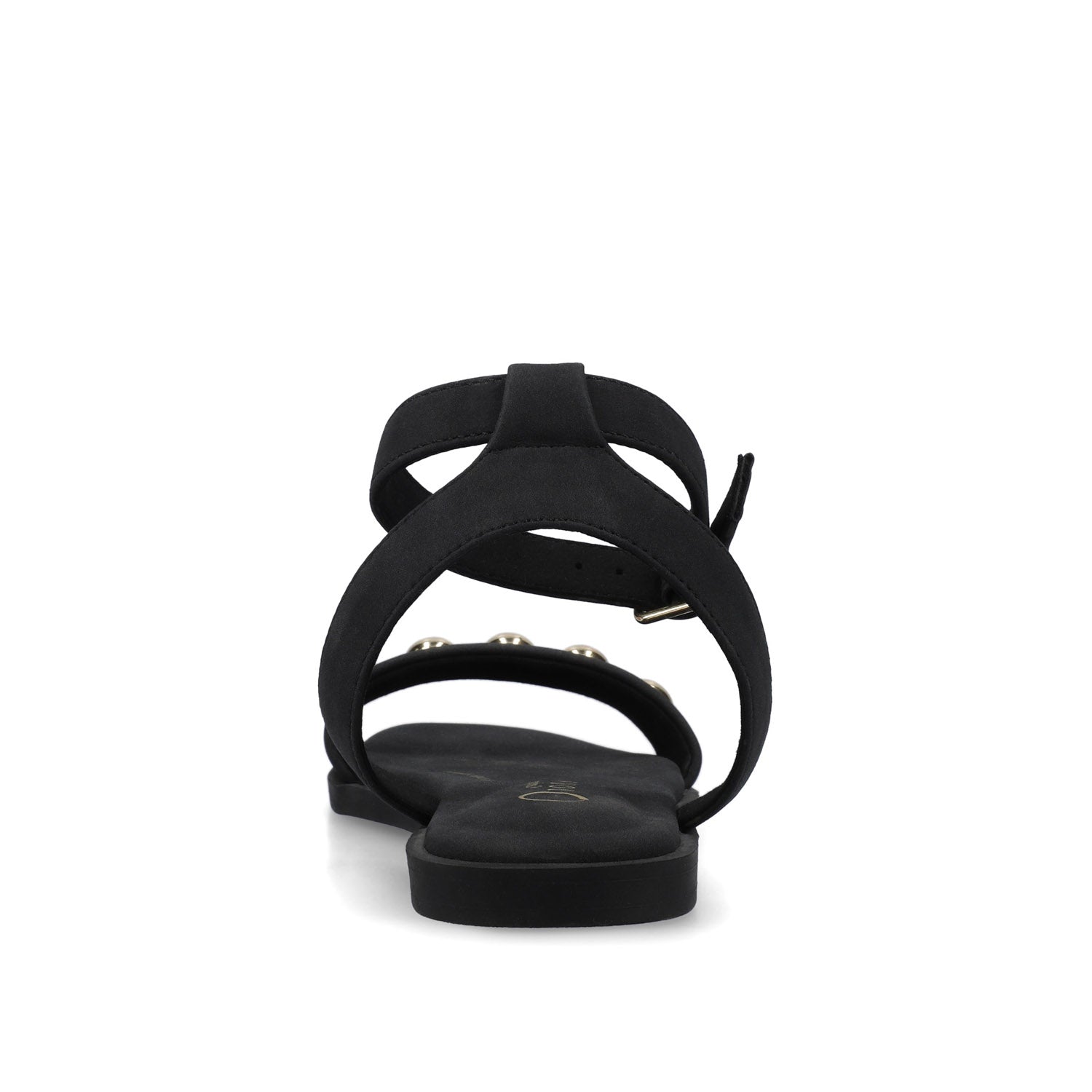 Journee PRIMROSE ANKLE STRAP SANDALS - Black Nubuck