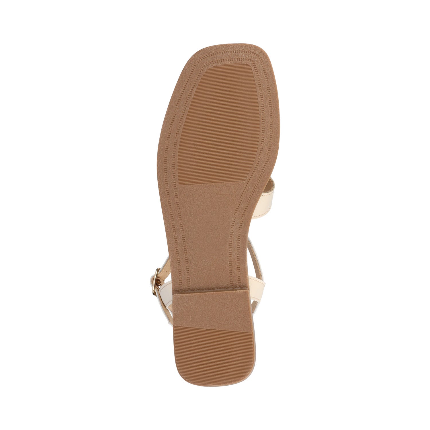 Journee BRIDEY ANKLE STRAP SANDALS - Bone
