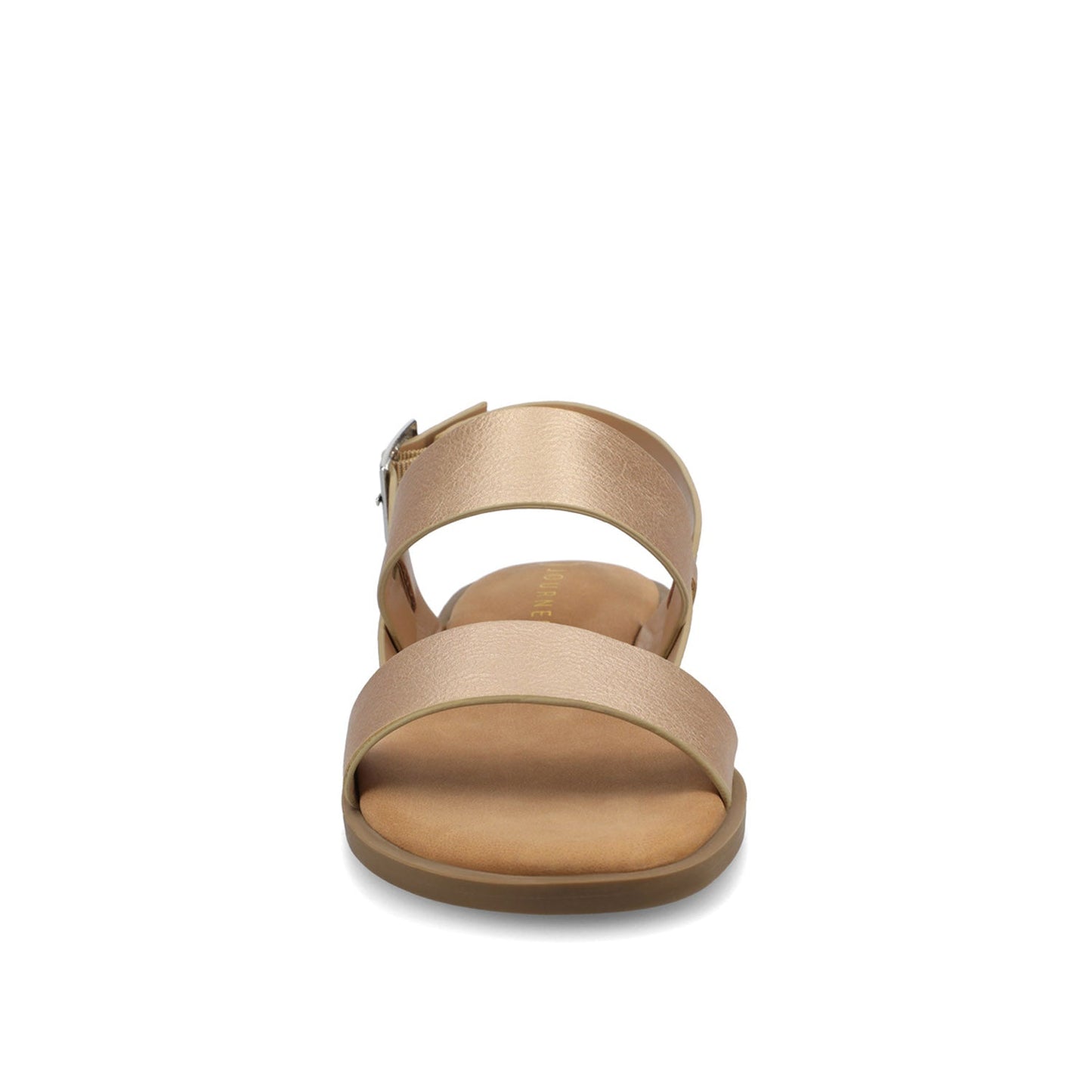 Journee LAVINE MULTI STRAP SANDALS NEW - Champagne PU