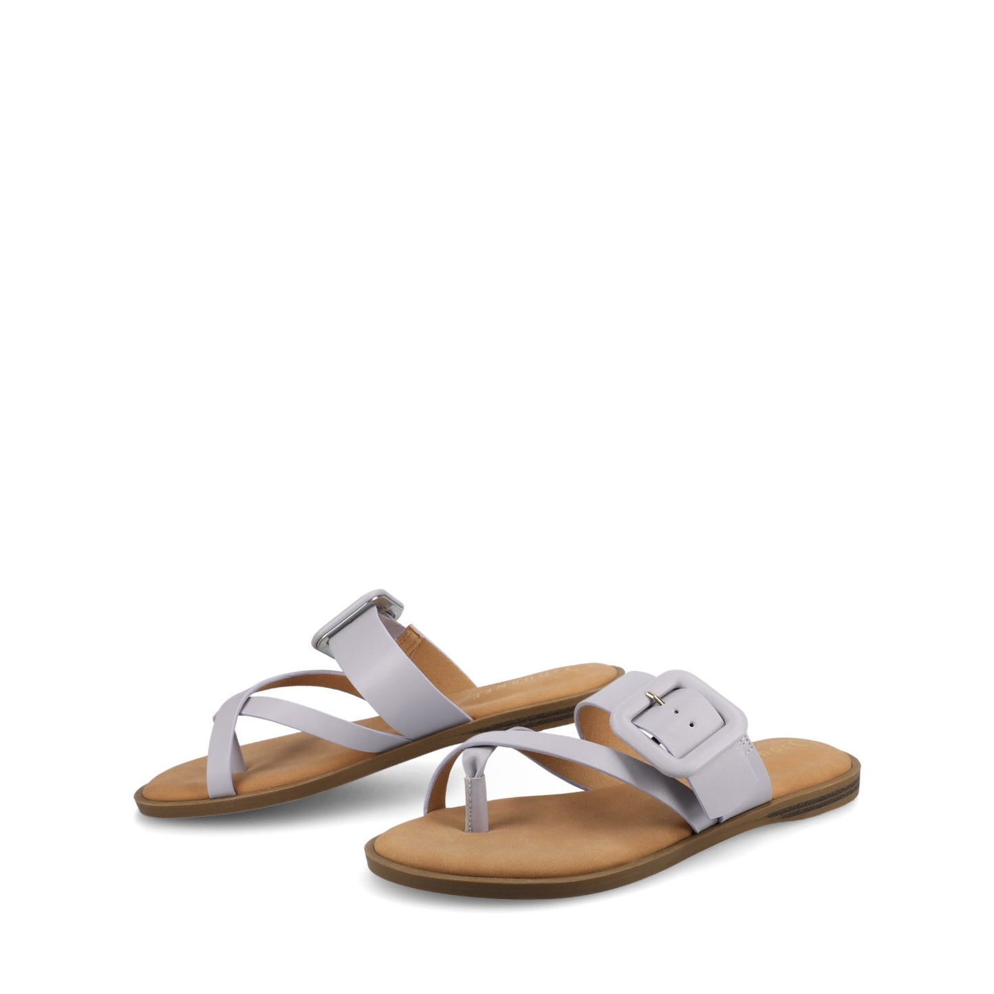 Journee LAYRA FLAT SANDALS - Lilac
