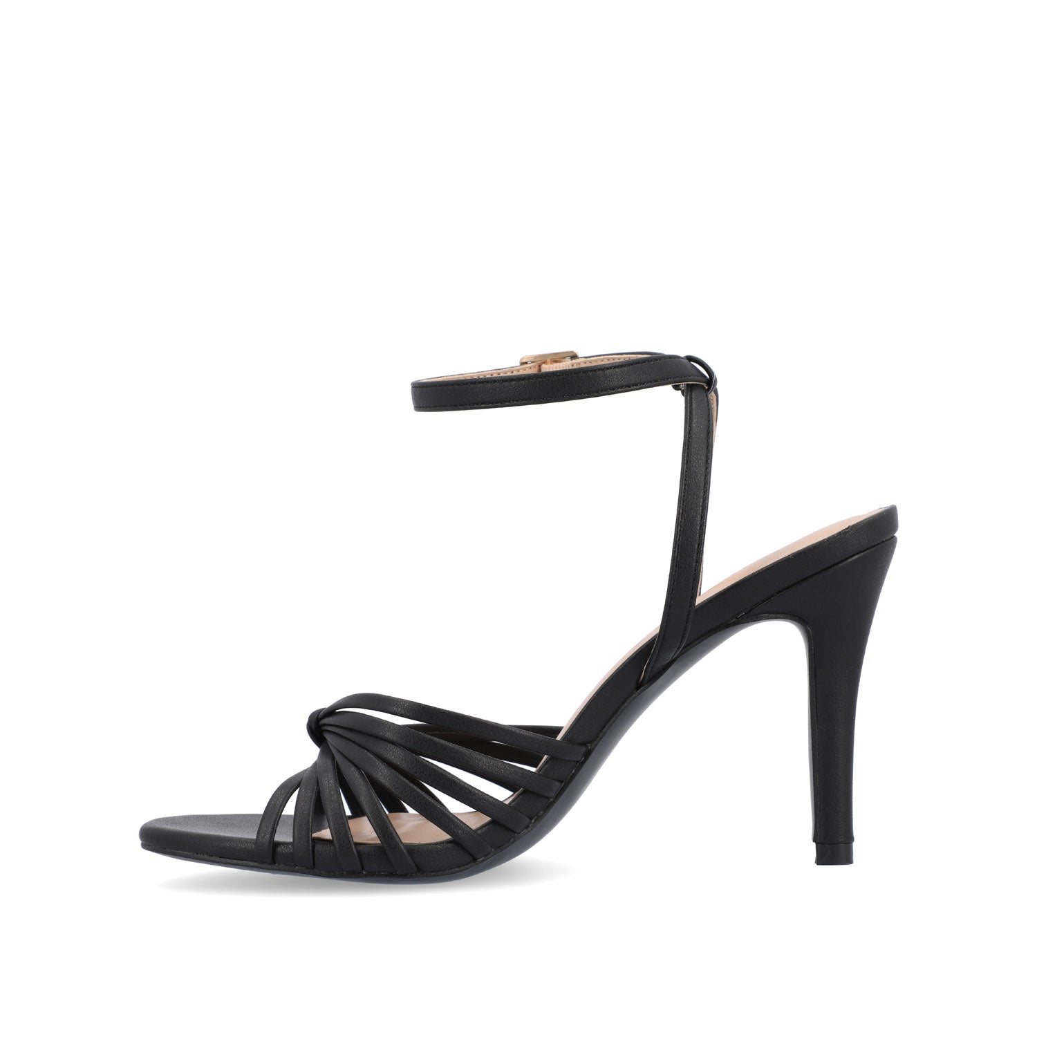 Journee VANITA STILETTO HEELS IN VEGAN LEATHER - Black