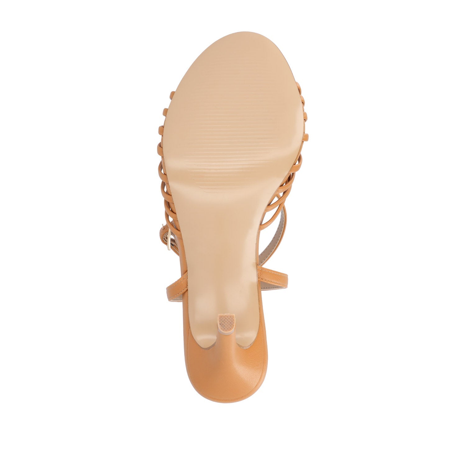 Journee VANITA STILETTO HEELS IN VEGAN LEATHER - Tan