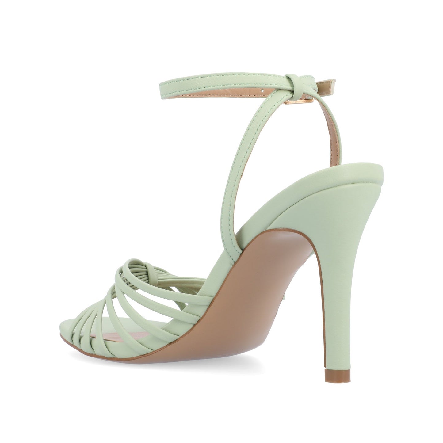 Journee VANITA STILETTO HEELS IN VEGAN LEATHER - Sage