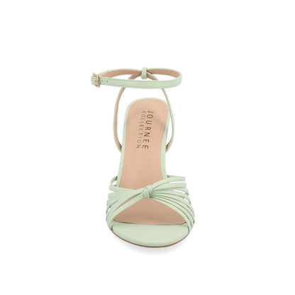 Journee VANITA STILETTO HEELS IN VEGAN LEATHER - Sage