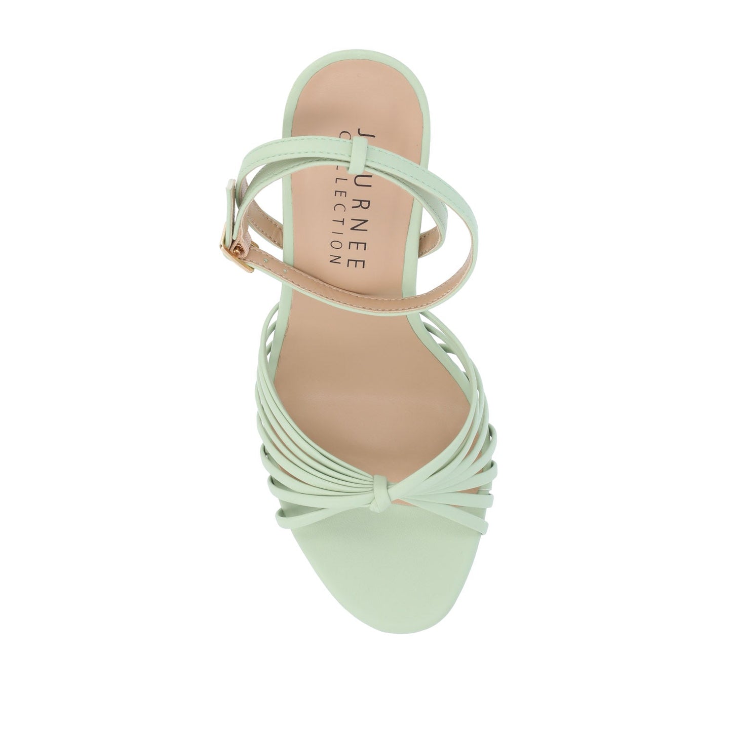 Journee VANITA STILETTO HEELS IN VEGAN LEATHER - Sage