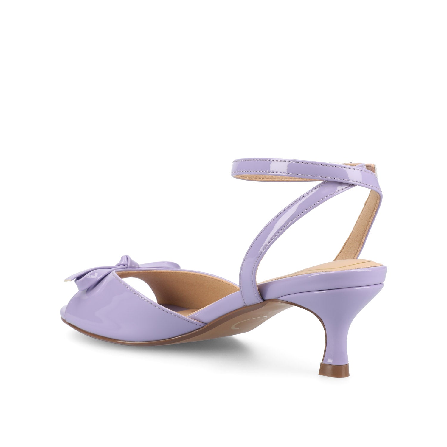 Journee JENNIFER STRAPPY KITTEN HEELS IN PATENT - Lilac Patent