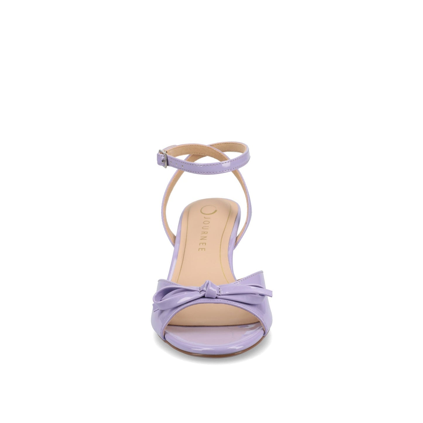 Journee JENNIFER STRAPPY KITTEN HEELS IN PATENT - Lilac Patent