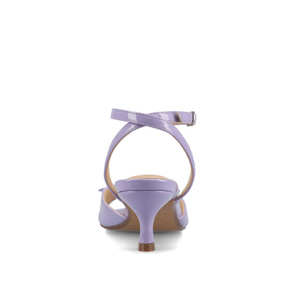 Journee JENNIFER STRAPPY KITTEN HEELS IN PATENT - Lilac Patent