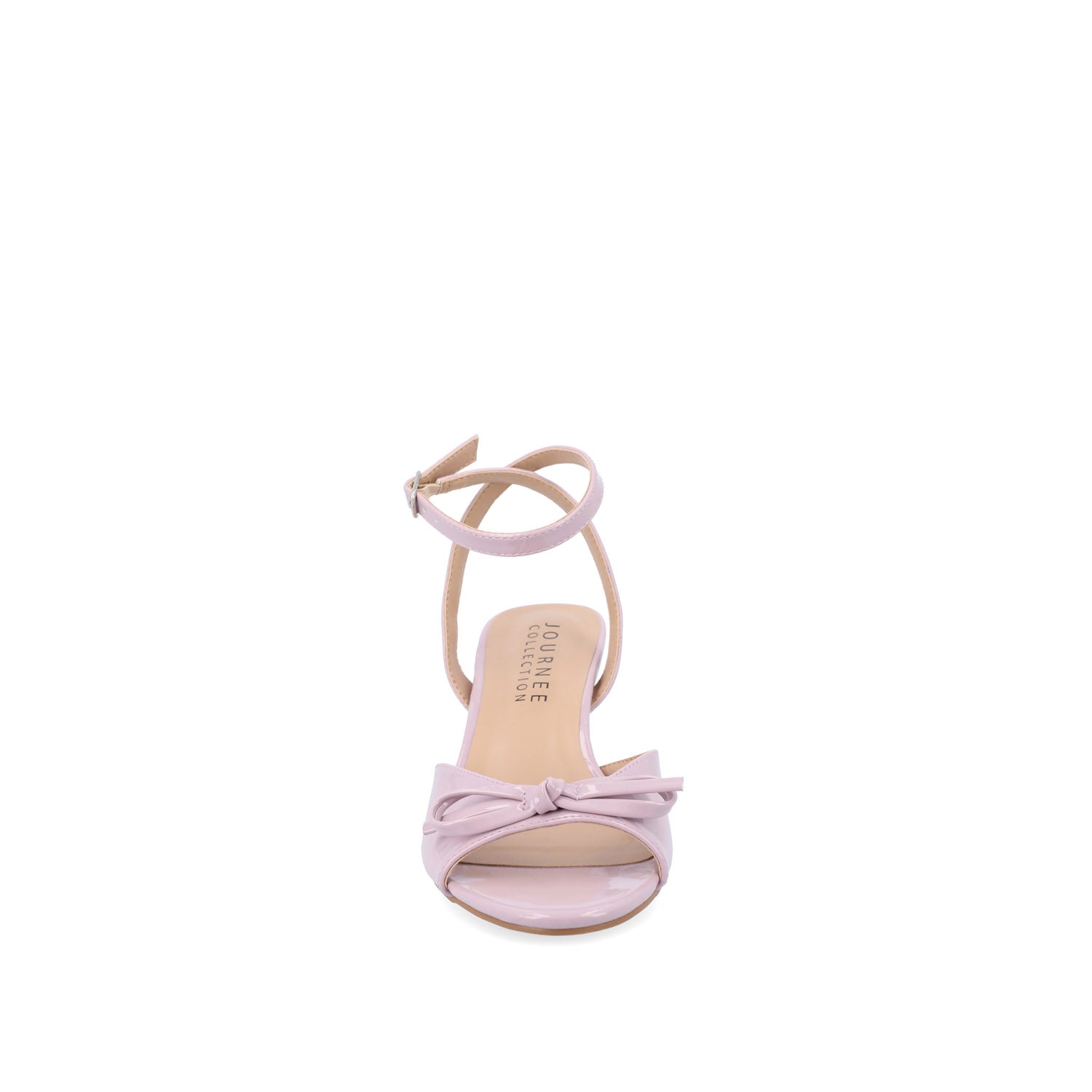 Journee JENNIFER STRAPPY KITTEN HEELS IN PATENT - Purple Patent