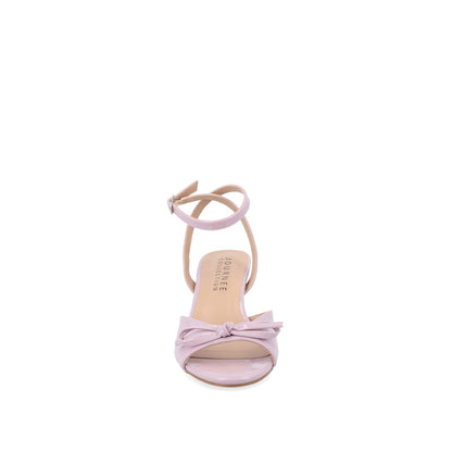 Journee JENNIFER STRAPPY KITTEN HEELS IN PATENT - Purple Patent