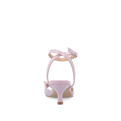 Journee JENNIFER STRAPPY KITTEN HEELS IN PATENT - Purple Patent