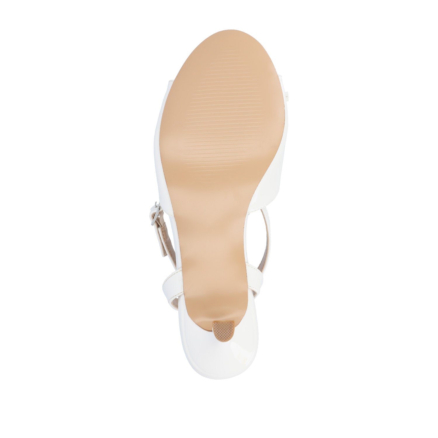 Journee JENNIFER STRAPPY KITTEN HEELS IN PATENT - White Patent