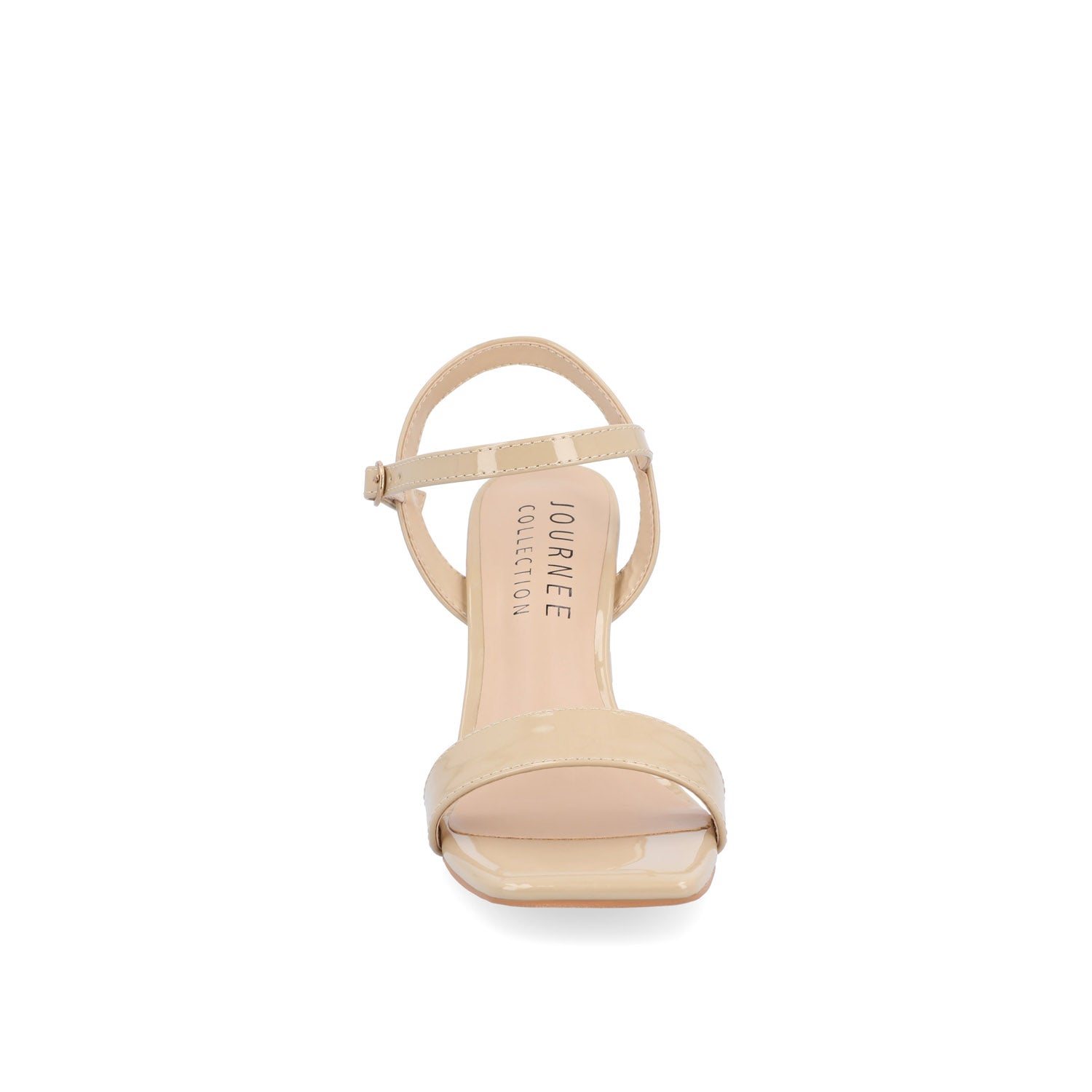 Journee TIVONA STRAPPY BLOCK HEELS IN STATEMENT - Tan