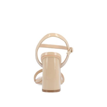 Journee TIVONA STRAPPY BLOCK HEELS IN STATEMENT - Tan