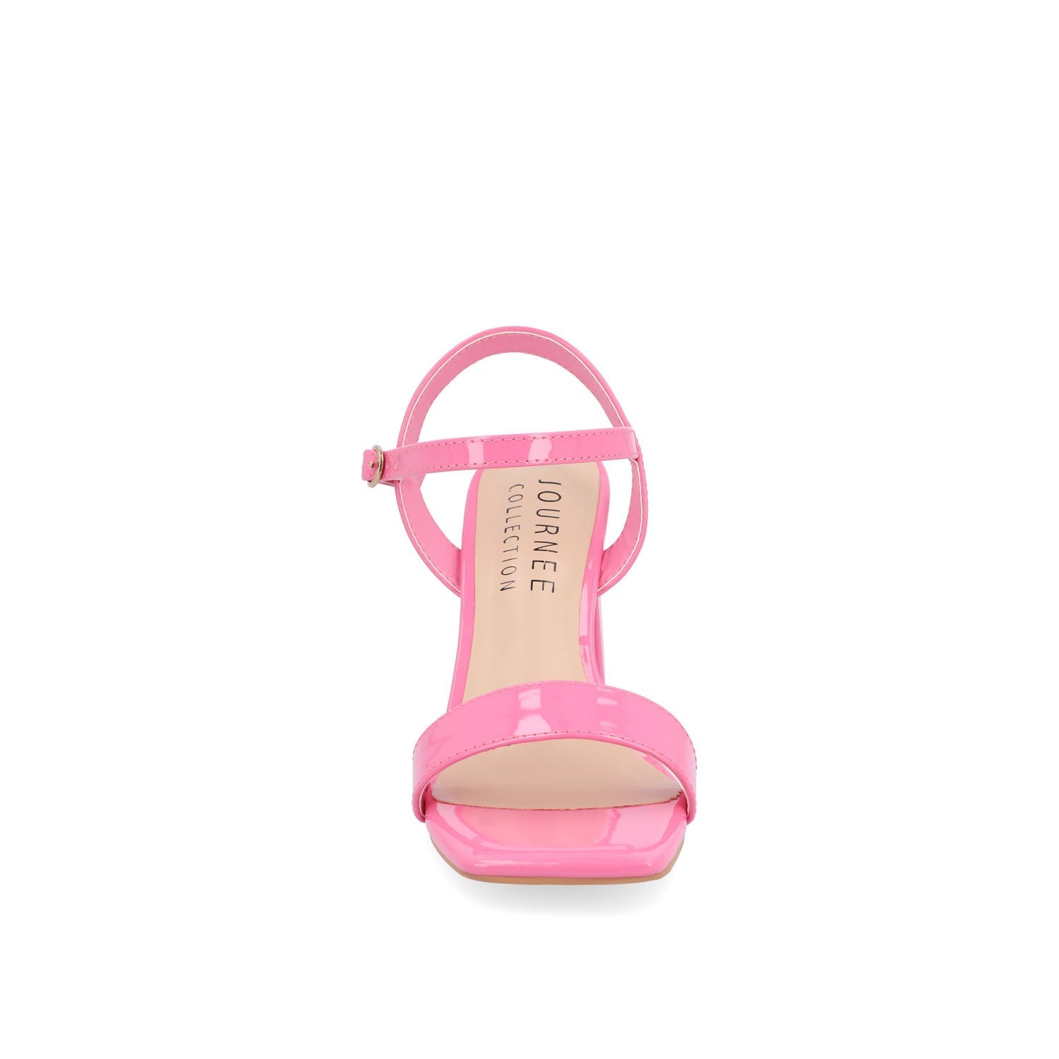 Journee TIVONA STRAPPY BLOCK HEELS IN STATEMENT - Pink