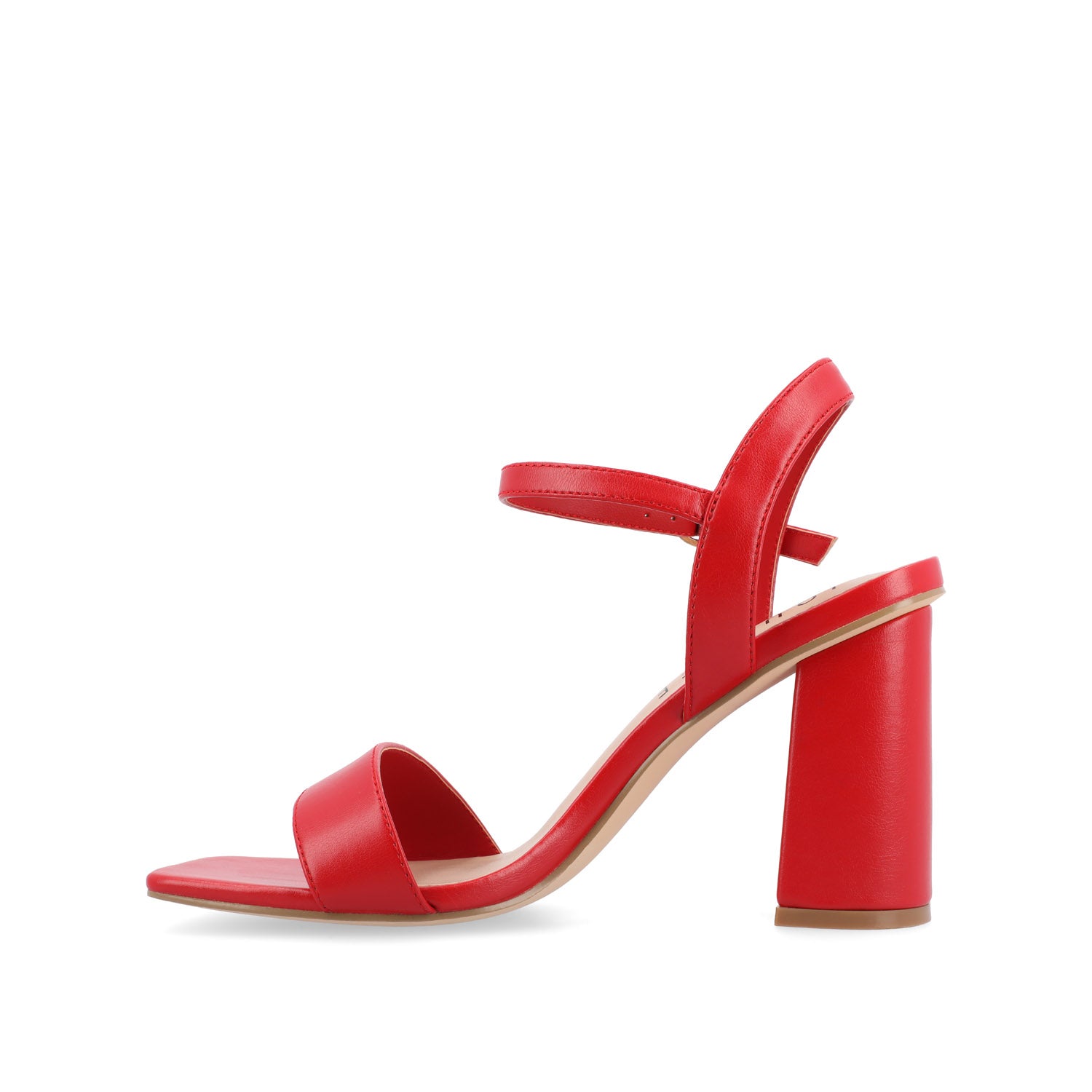 Journee TIVONA STRAPPY BLOCK HEELS IN STATEMENT - Red