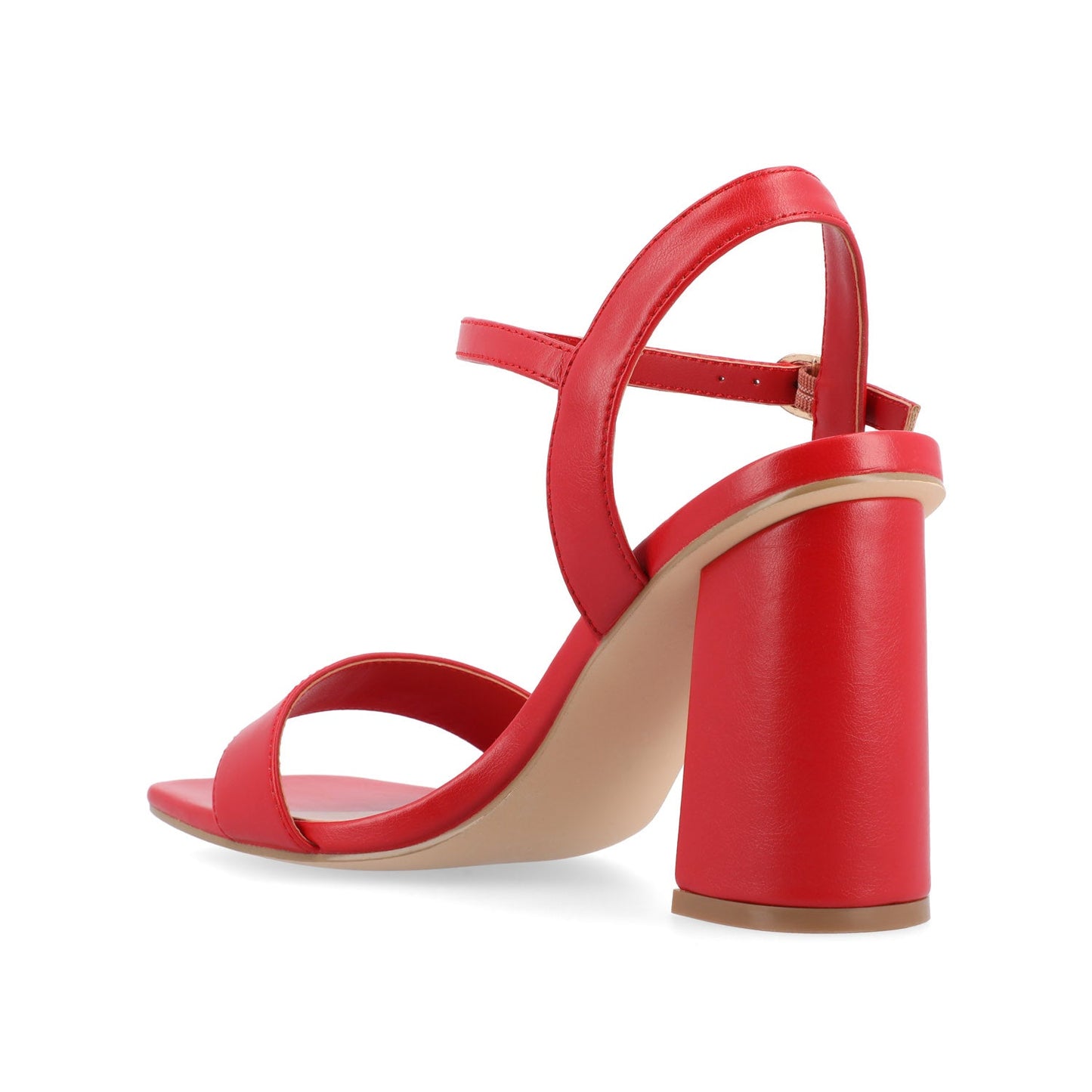 Journee TIVONA STRAPPY BLOCK HEELS IN STATEMENT - Red