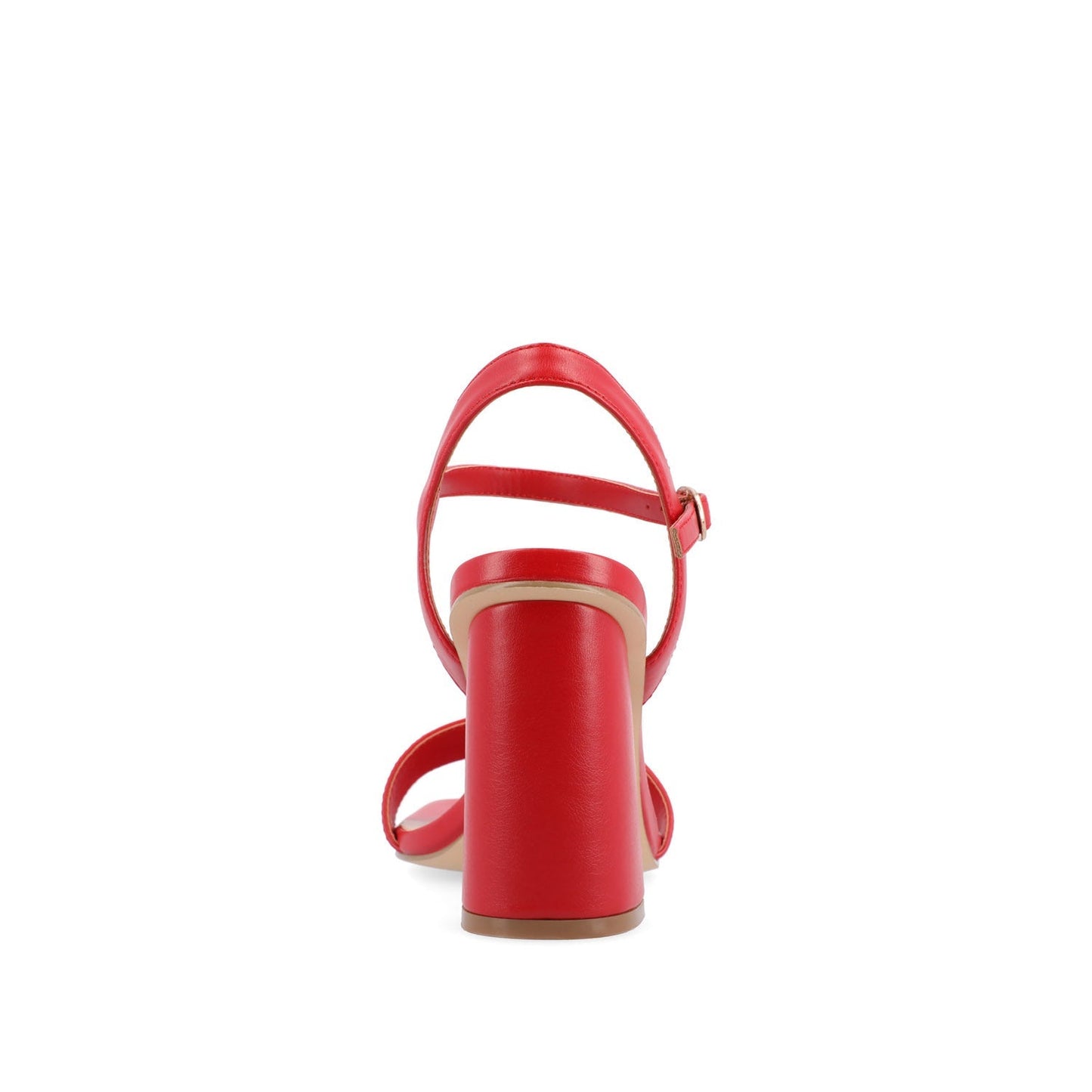 Journee TIVONA STRAPPY BLOCK HEELS IN STATEMENT - Red