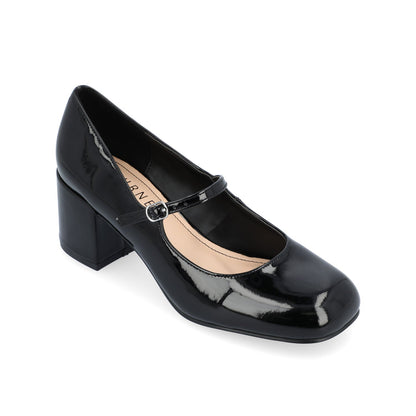 Journee OKENNA MARY JANE PUMP HEELS - Black