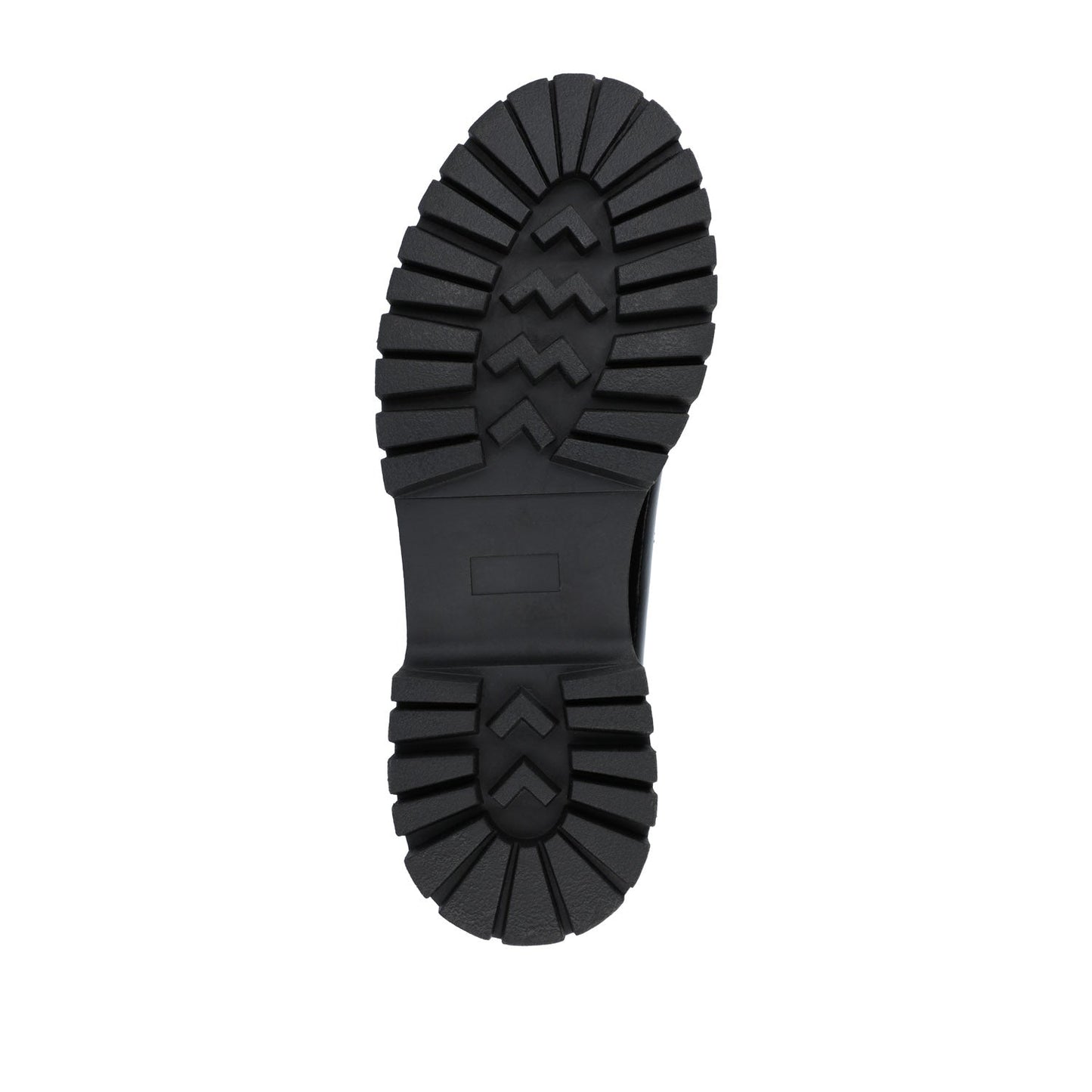 Journee KAMIE LUG SOLE MARY JANE FLATS - Black PU