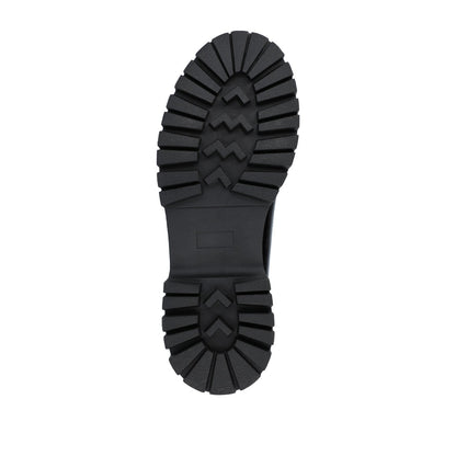 Journee KAMIE LUG SOLE MARY JANE FLATS - Black PU