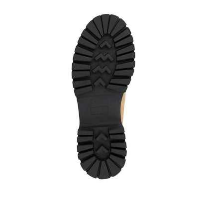 Journee KAMIE LUG SOLE MARY JANE FLATS - Tan PU