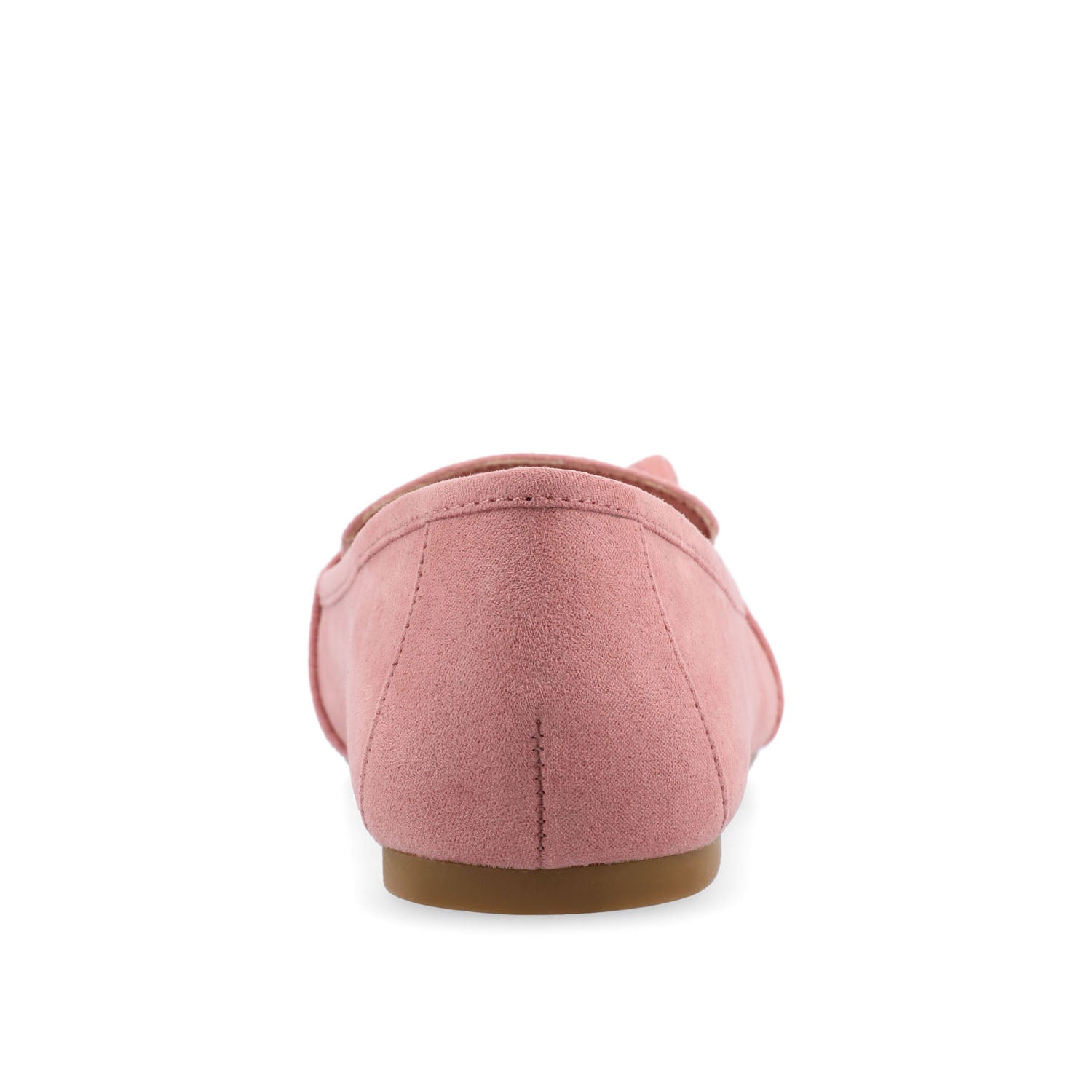 Journee MARCI LOAFER FLATS IN FAUX SUEDE - Blush