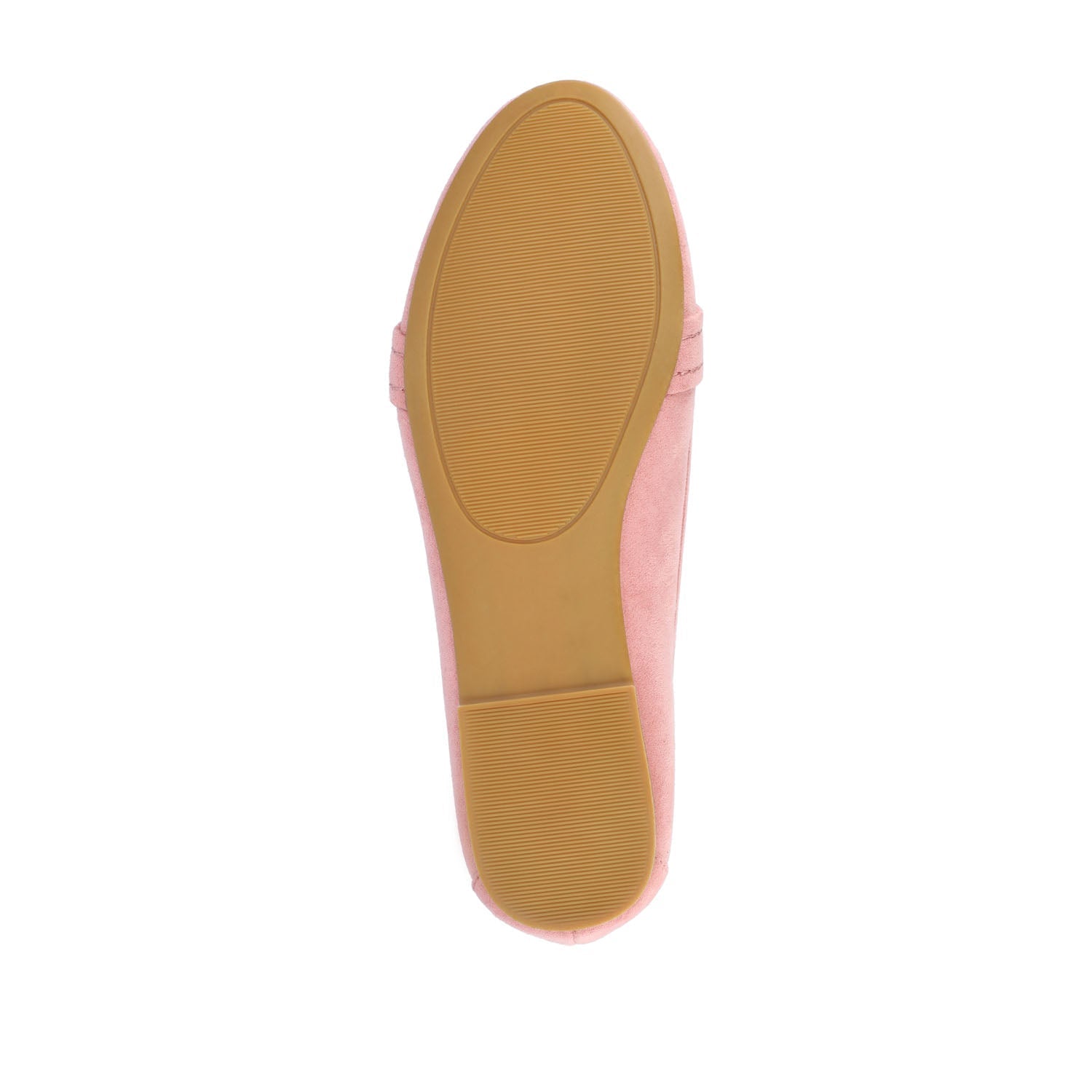 Journee MARCI LOAFER FLATS IN FAUX SUEDE - Blush