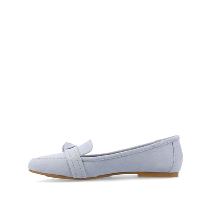 Journee MARCI LOAFER FLATS IN FAUX SUEDE - Blue