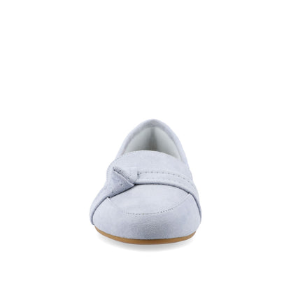 Journee MARCI LOAFER FLATS IN FAUX SUEDE - Blue