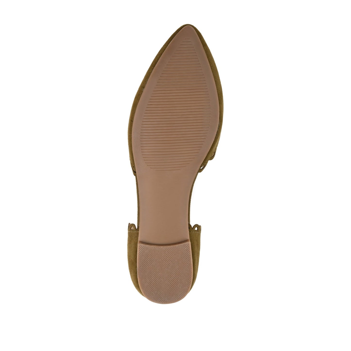 Journee JEZLIN D'ORSAY FLATS IN FAUX SUEDE - Green