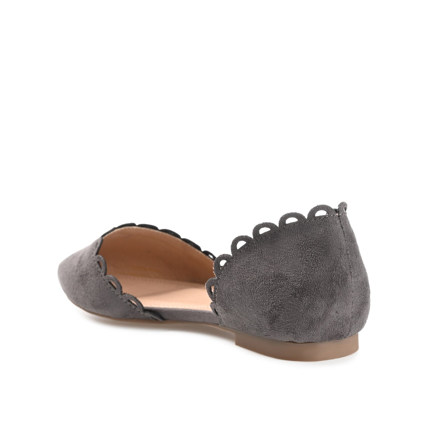 Journee JEZLIN D'ORSAY FLATS IN FAUX SUEDE - Grey